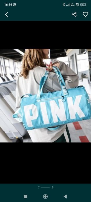 Hit torba sportowa podróżna Pink duża siłownia trening podróż