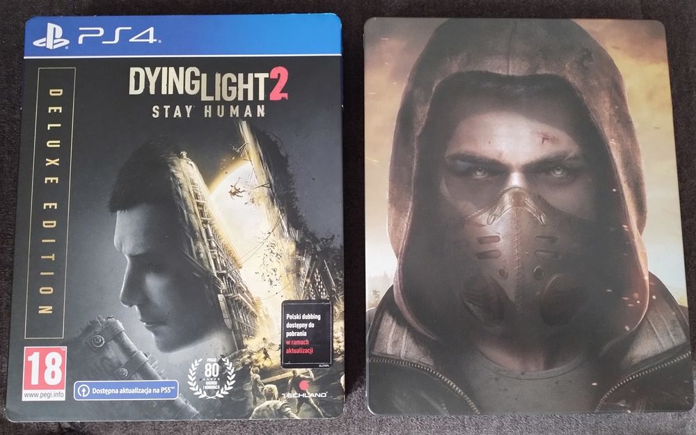 DYING LIGHT 2 Stay Human  Deluxe Edition + Steelbook na PS4 / Jak nowa