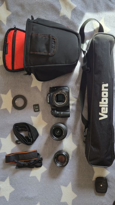 Sony a58 + revuenon 55mm + statyw