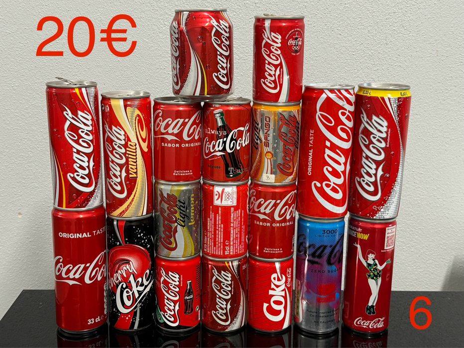Latas coca-cola