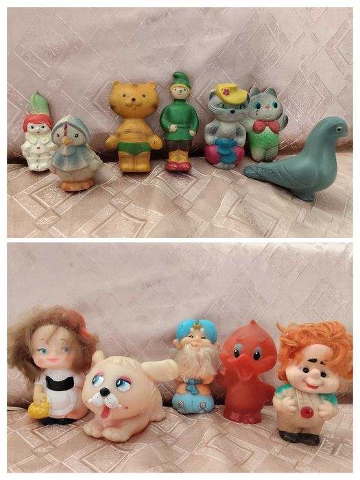 Резиновые игрушки СССР
