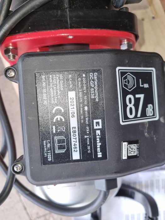 Sprzedam pompe ogrodową einhell gc-gp 6538