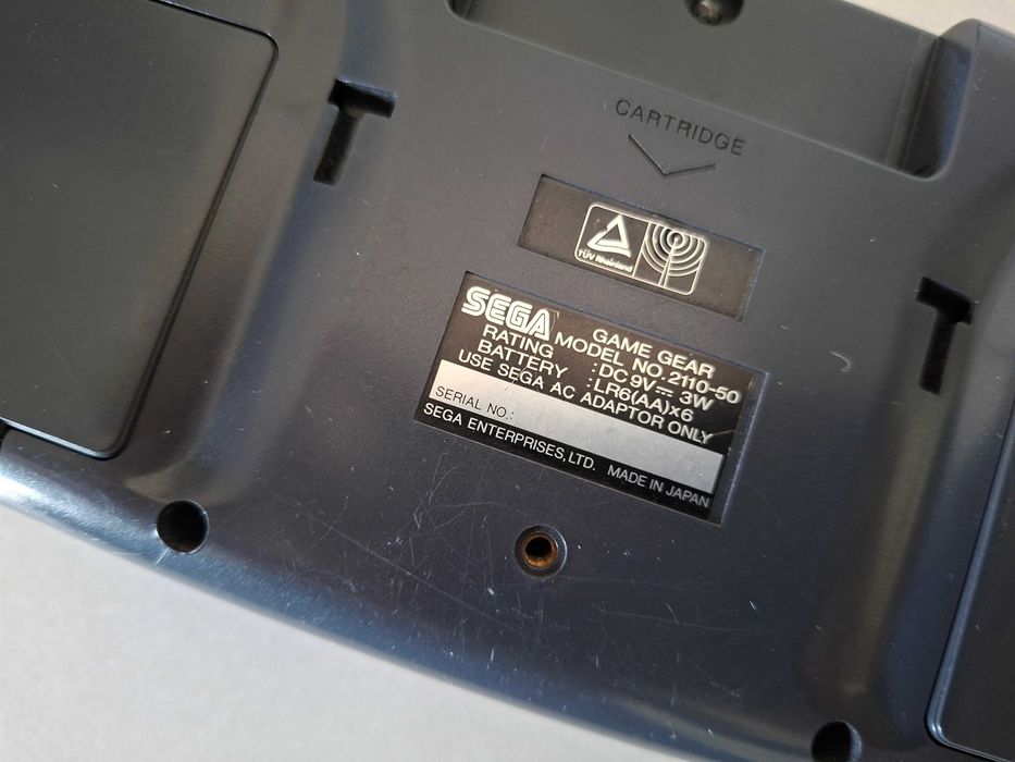 Consola Portátil Sega Game Gear + Sonic The Hedgehog 2 *Ler Descrição*