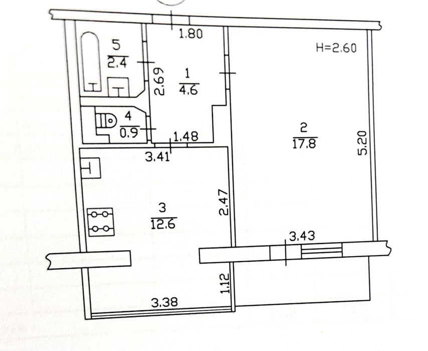 Продам однакімнатну з ремонтом, Бальзака 56