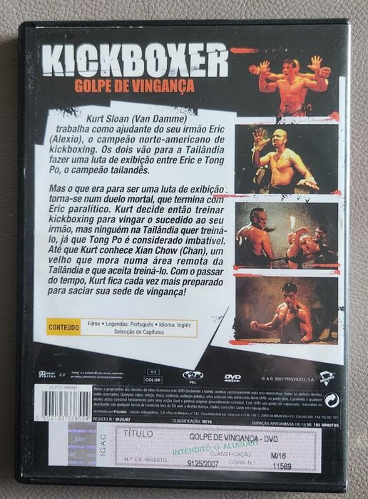 DVD Kickboxer Van Damme