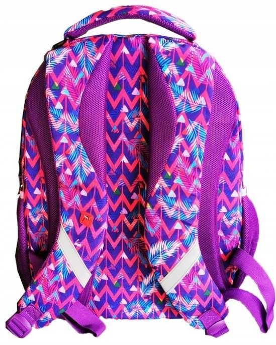 HEAD geometry pink 3 komory - przegroda na laptopa - plecak damski