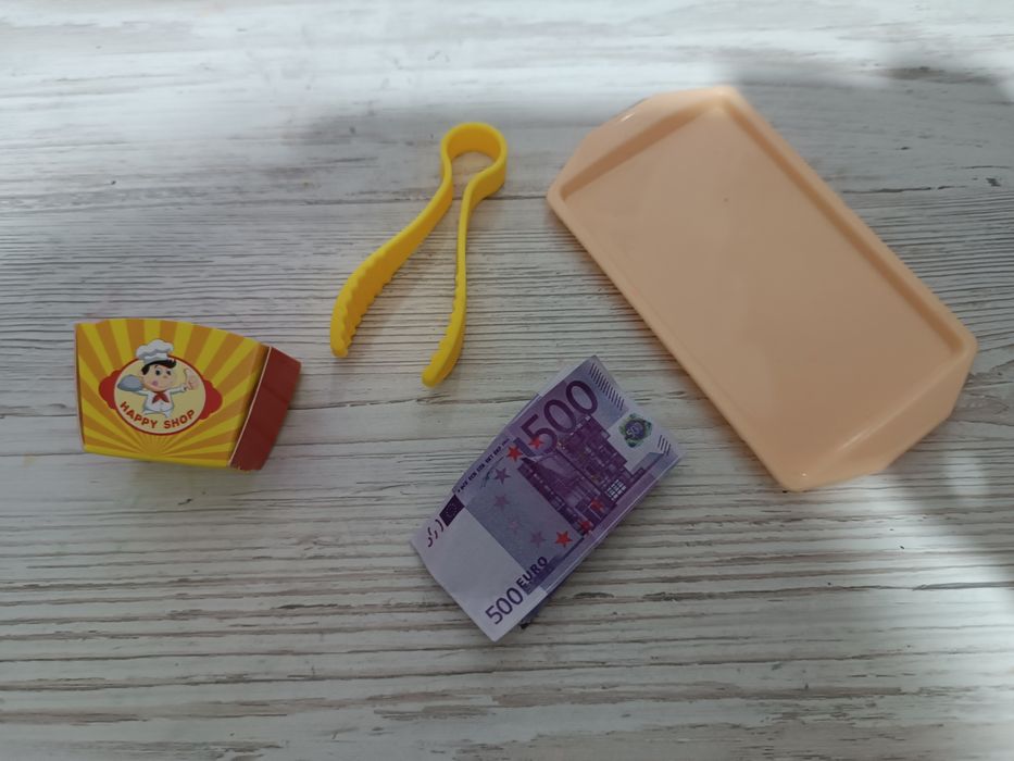 Набор игрушечного фастфуда для кукол