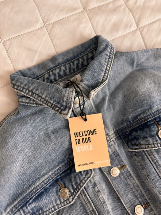 Джинсовий комбінезон із кишенями