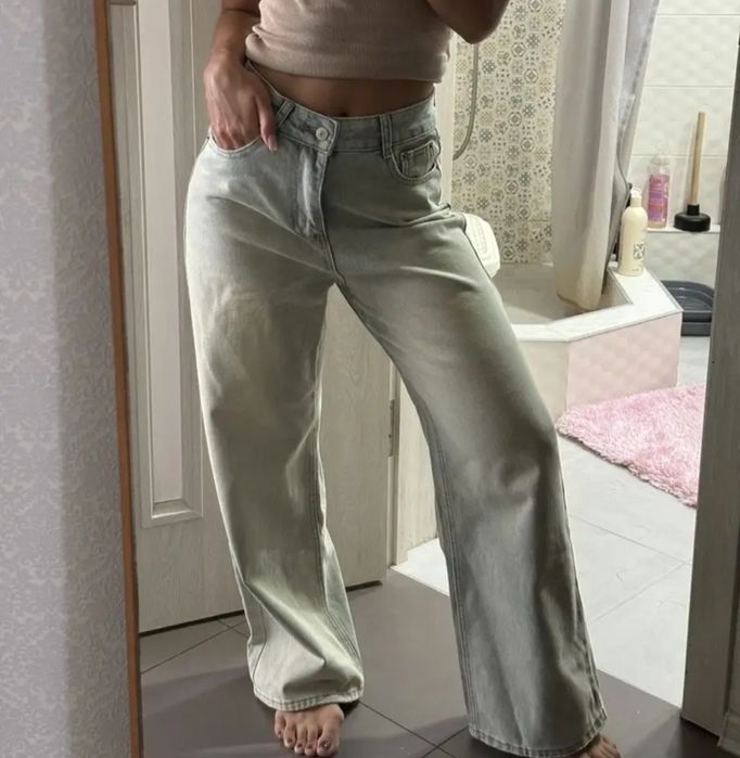 Жіночі нові джинси хл оверсайз Asian XXL