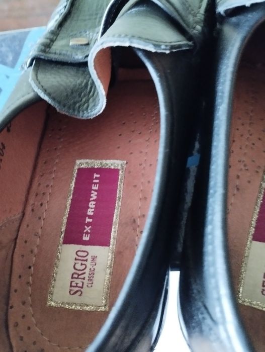 Мужские туфли  кожаные