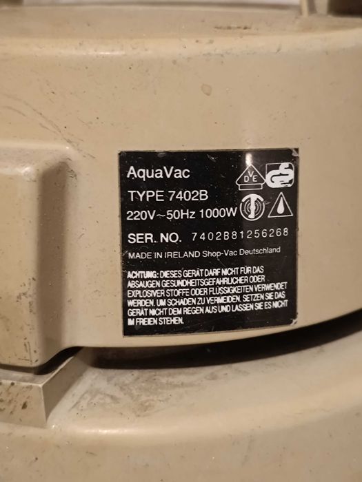 AquaVac Wet & Dry 1000W