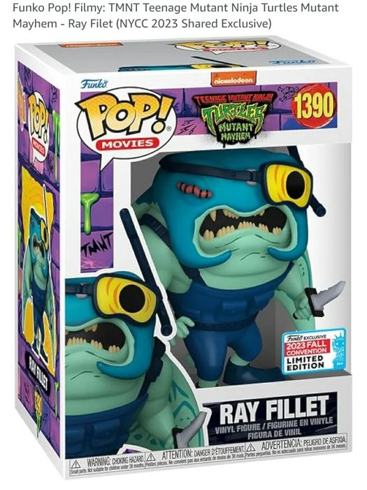 Funko Pop!Teenage Mutant Ninja Turtles Mutant Mayhem - Ray Fillet