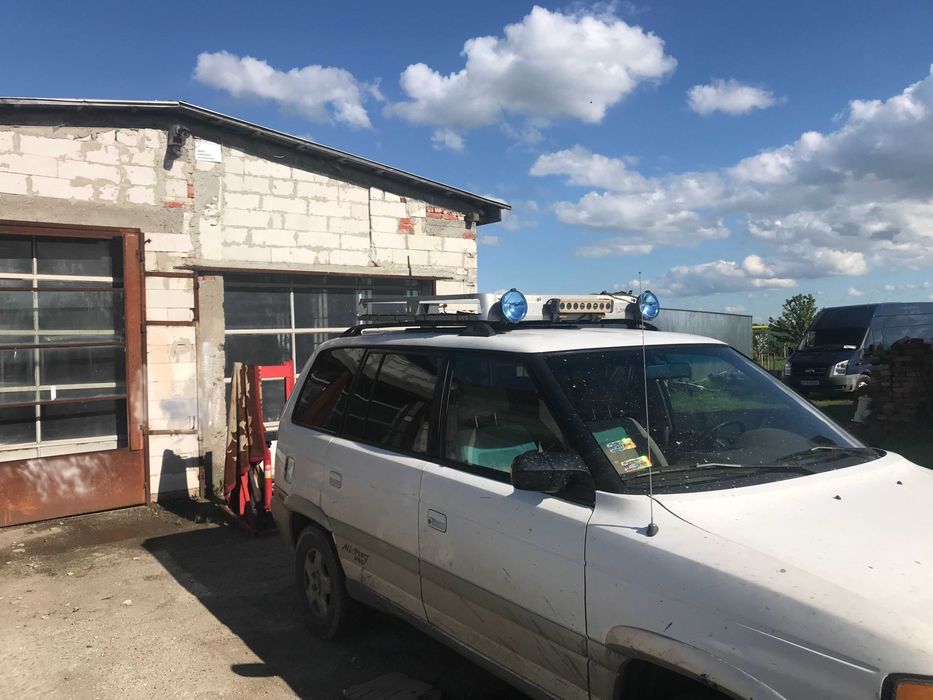 bagażnik wyprawowy 4x4  platforma do terenówki off road ledy