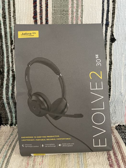 Jabra Evolve2 30 SE MS Stereo USB-A Preto