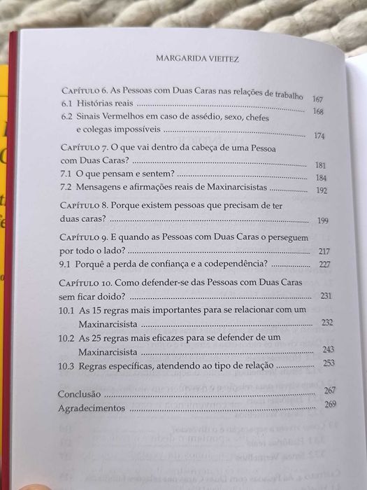 Perigo! Duas Caras
Manipuladores narcisistas
de Margarida Vieitez