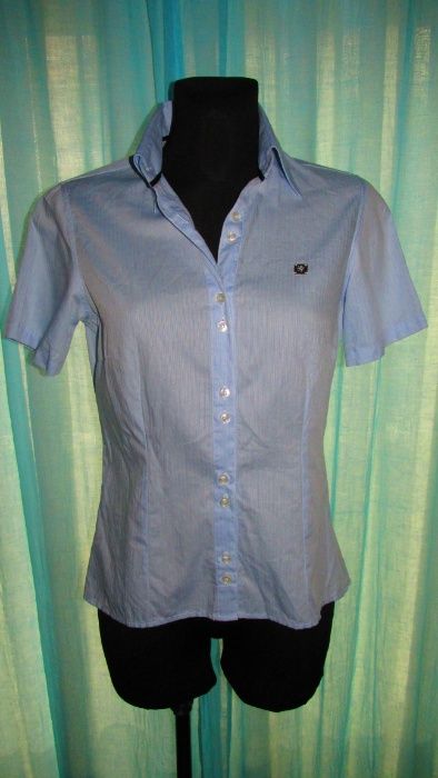 Camisa manga curta azul Lion of Porsches Tam. M