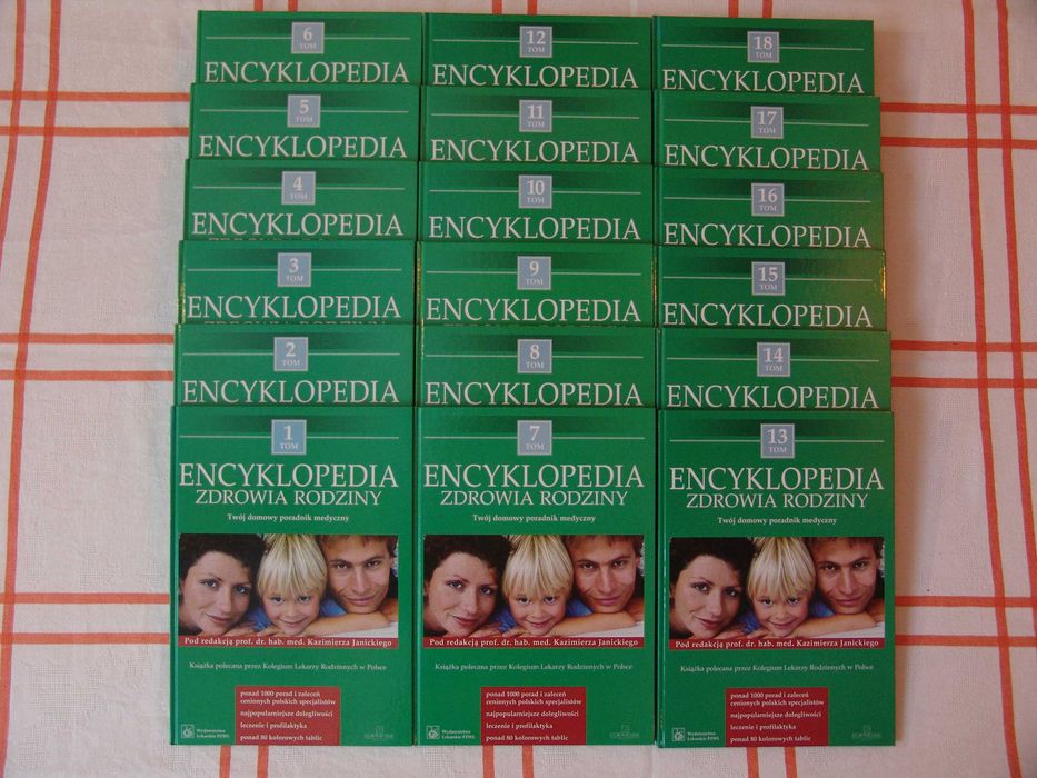 Encyklopedia Zdrowia Rodziny - 18 tomów