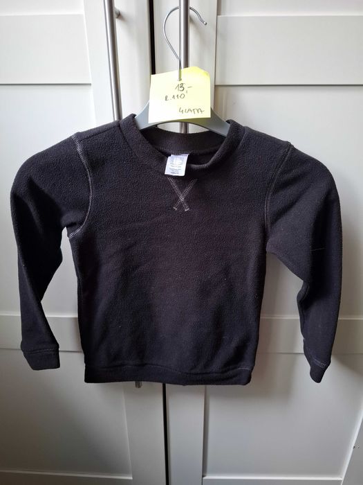 Bluza termiczna polar dziecięca 110cm Quechua