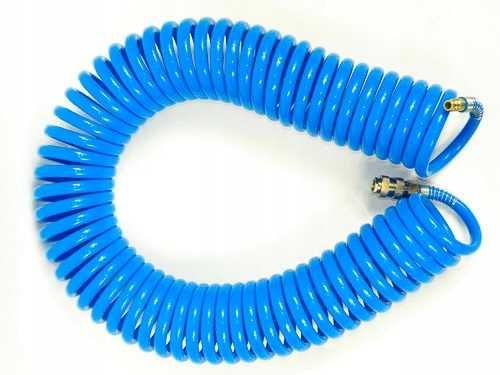 WĄŻ SPIRALNY 8x12 mm 10m Przewód Do KOMPRESORA