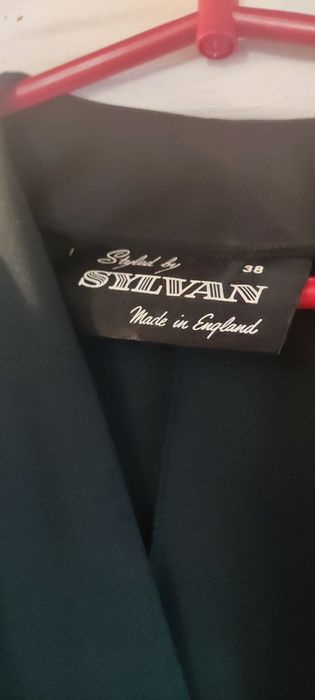 Sukienka midi czarna zakładana