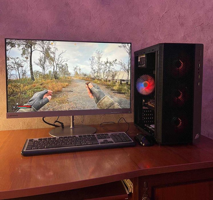 Ігровий ПК GTX 1060 Комп'ютер 4 ядра 16GB RAM Системний блок SSD + 1TB