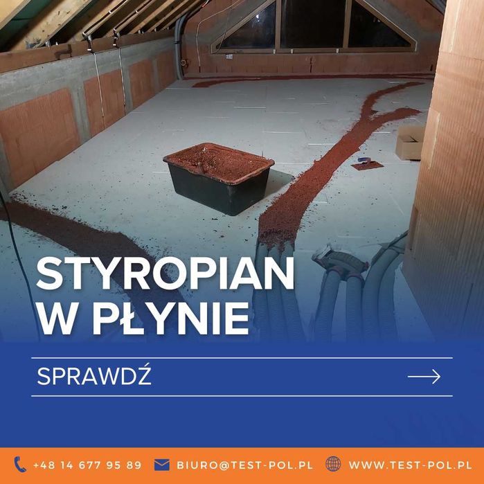 Styropian w płynie- 60l/Thermolite- Styrobeton