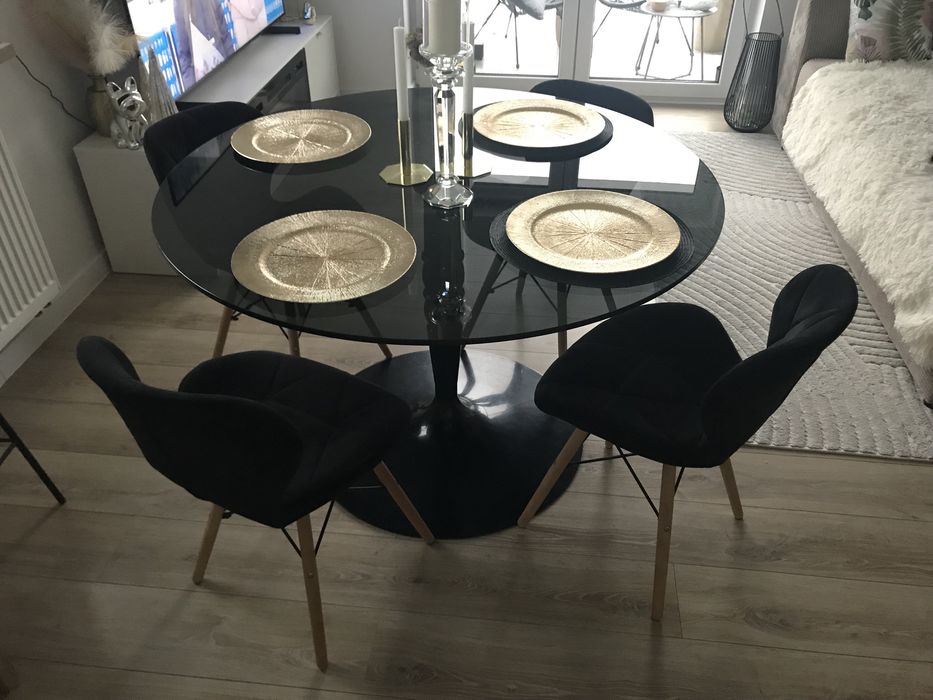 Stol szklo hartowane   Wloski