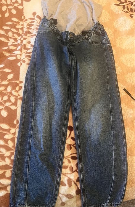 Джинси моми для вагітних прямі