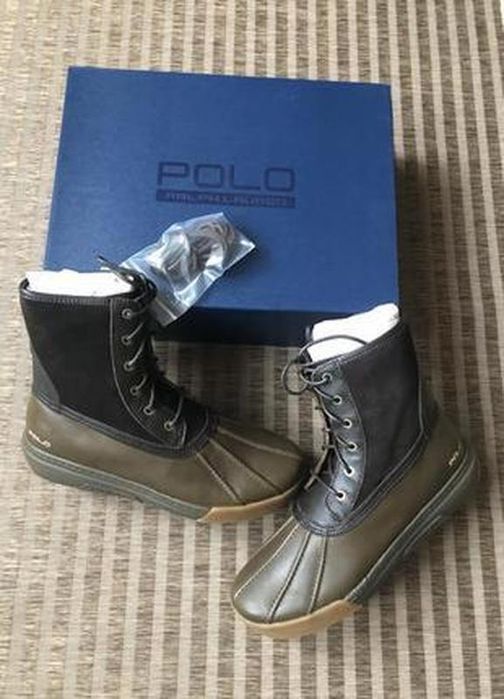 Шкіряні черевики Polo Ralph Lauren оригінал