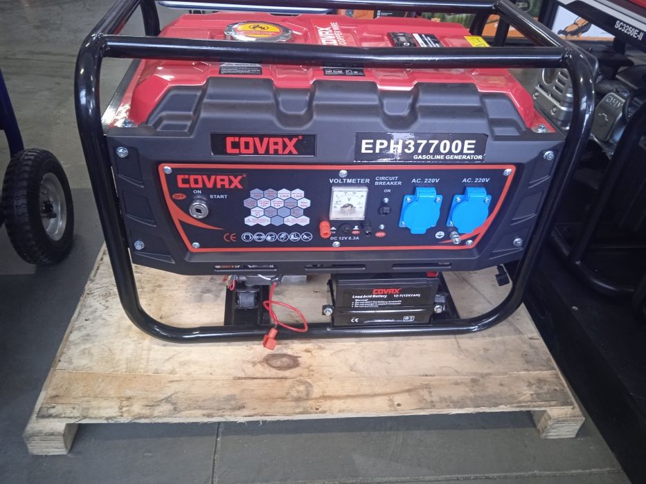 Бензиновий генератор зі стартером COVAX EPH37700 E 3.0 кВт