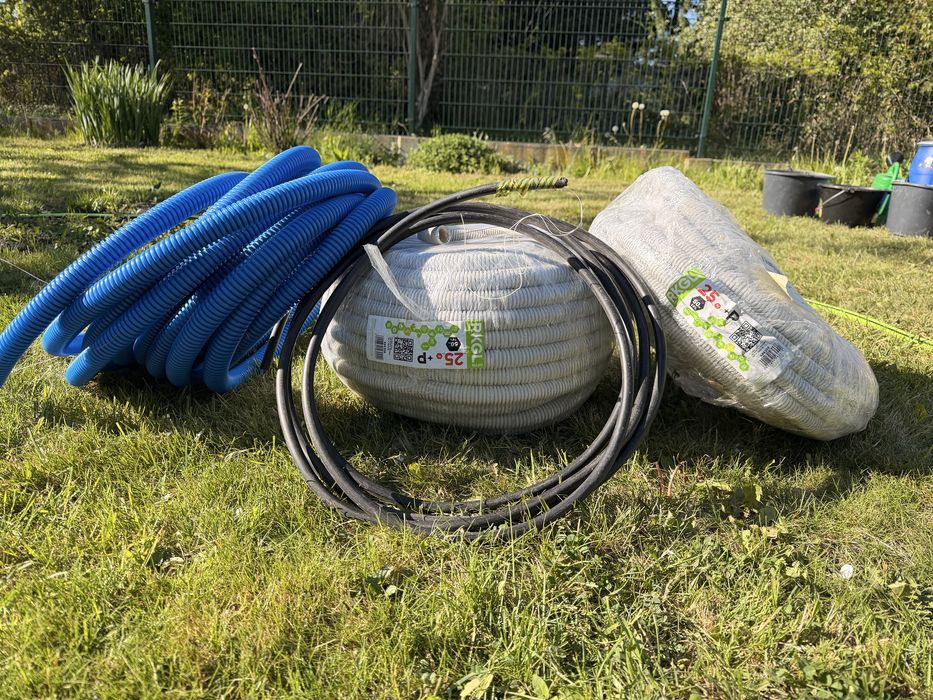 Sprzedam zestaw peszli i kabla do instalacji elektrycznej