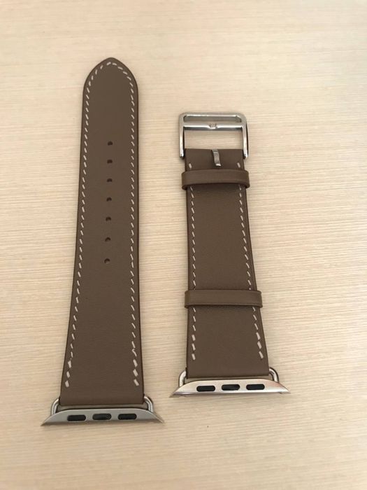 Hermes apple watch ремінець оригінальний шкіряний birkin kelly базовий