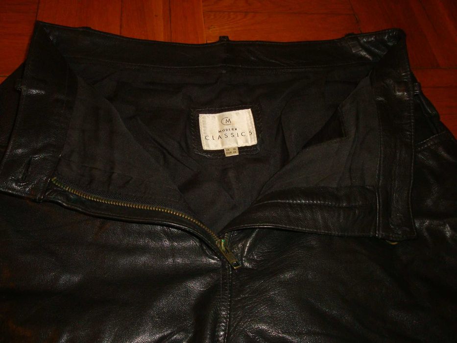 Брюки женские кожаные MODERN CLASSIC , размер L-XL ( 44 )