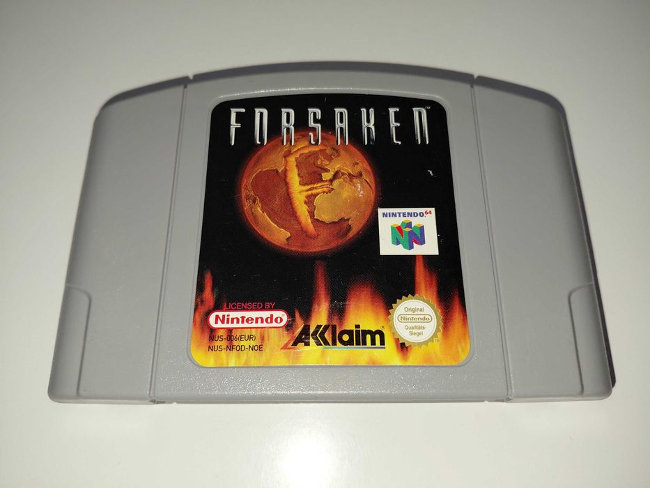 nintendo 64 FORSAKEN futurystyczna strzelanka 3D PAL