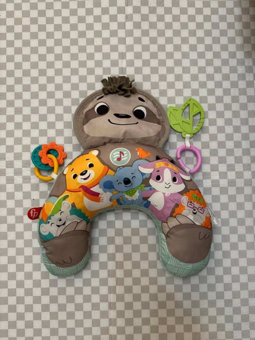 М’яка подушка для гри на животику Fisher-Price «Веселий лінивець»