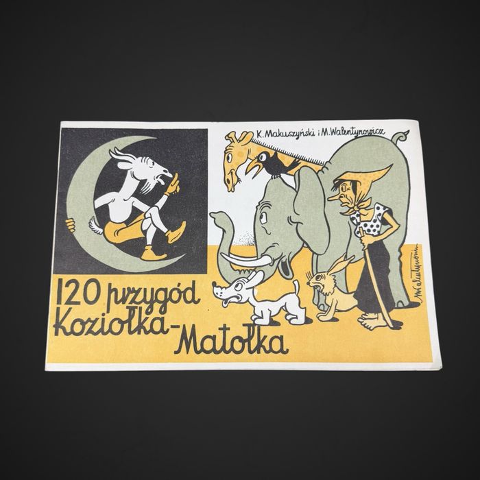 Komiks 120 przygód Koziołka Matołka Makuszyński 1986 PRL B61/041906
