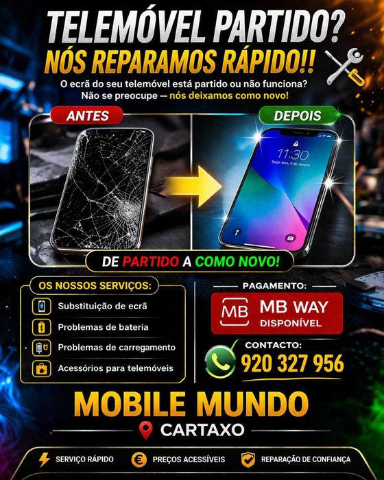 telemovel pertido? nos reparamos rapido...