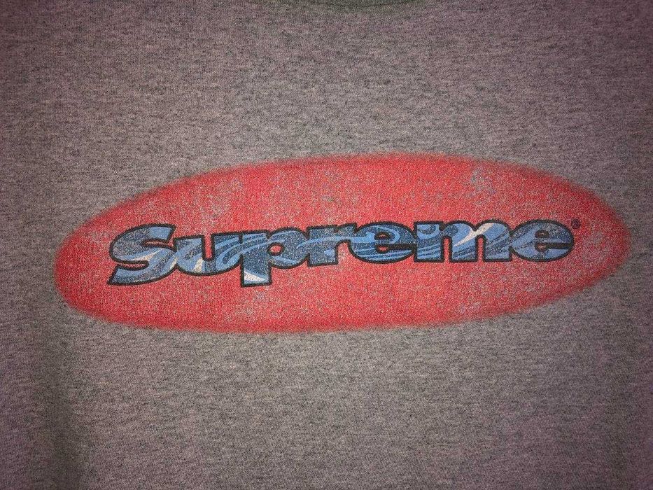 лонг supreme лонгслив