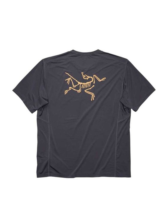Футболка Arcteryx Motus Arcword Crew SS T-Shirt Gold Logo Black