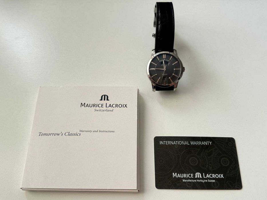 Швейцарський чоловічий наручний механічний годинник Maurice Lacroix