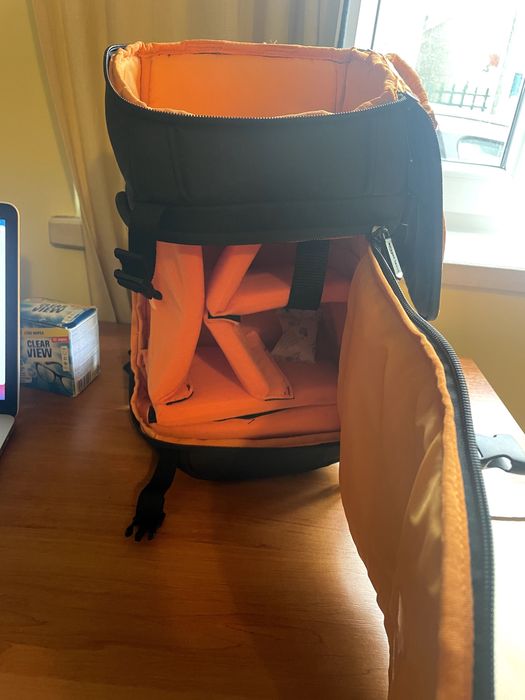 mochila maquina fotografica