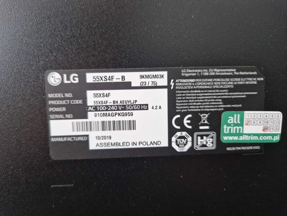 Monitor profesjonalny LG 55XS4F
