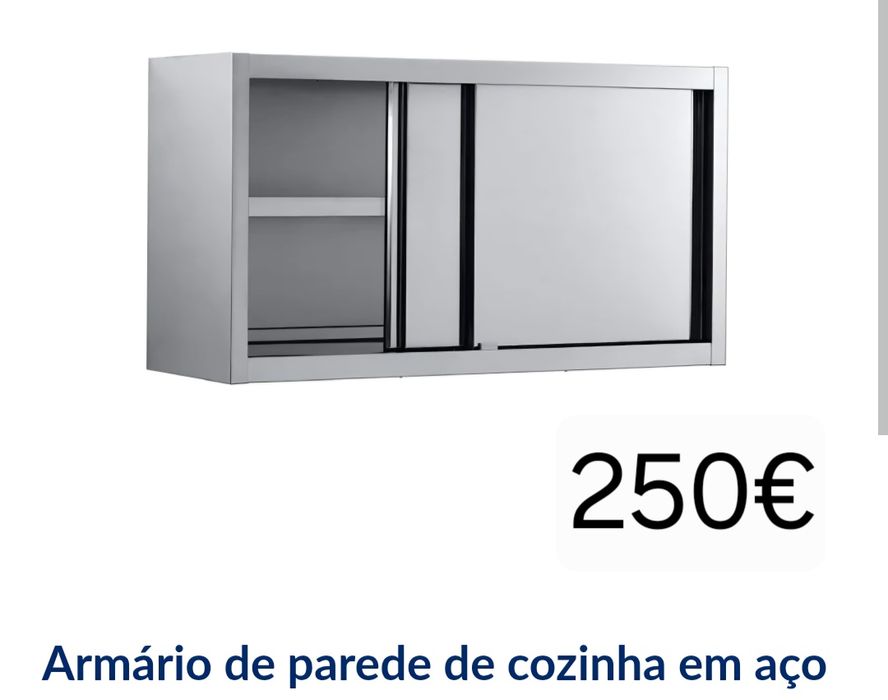 Armário de parede inox