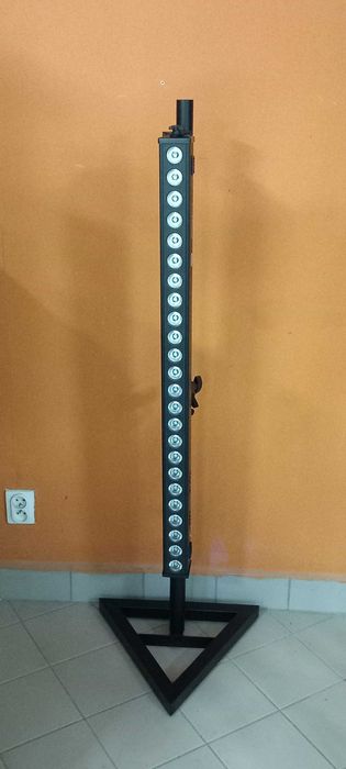 Zestaw oświetleniowy Listwa LED BAR 24x3W RGB DMX na Statywie + Pilot