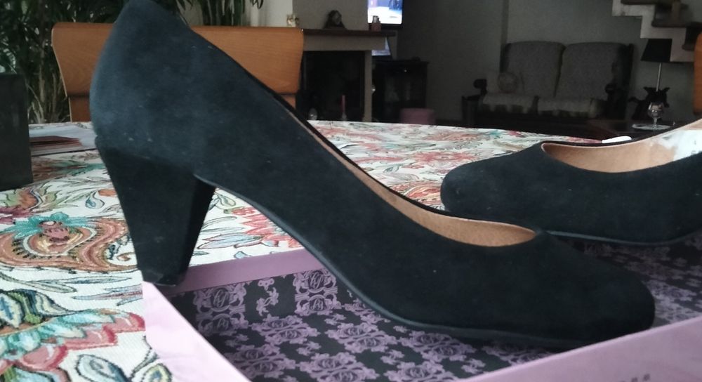 Туфли женские замша