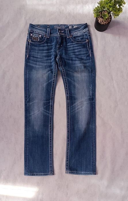 Miss me Jeans \ Джинси зі стразами Y2K Sk8 bootcut Rock Revival