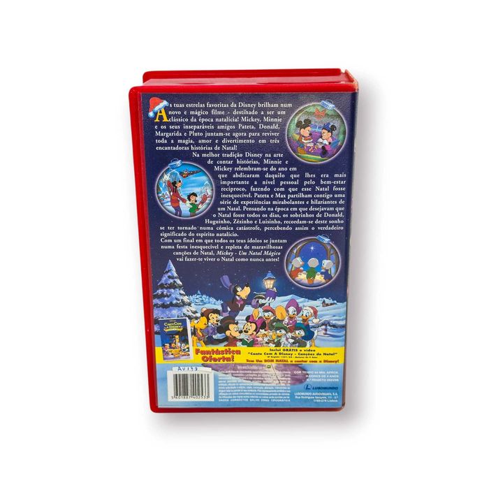 VHS Disney “Mickey – Um Natal Mágico” (Edição Portuguesa)