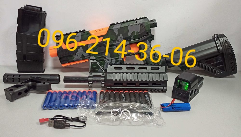 Детский автомат M416 на аккумуляторе коллиматорный прицел.