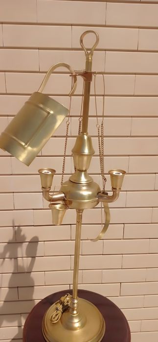 Candeia em latão eletrificada