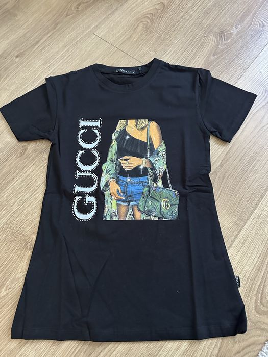 Czarna koszulka Gucci rozmiar M nowa